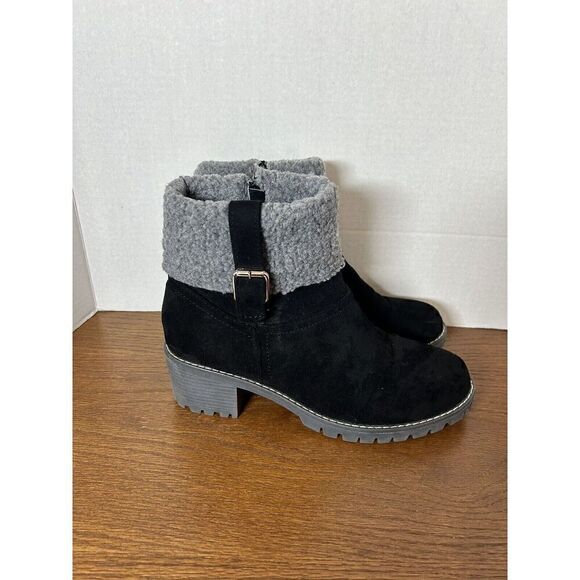 GC Shoes Jen Ankle Boot - Black Women's Size 9 - Picture 3 of 7